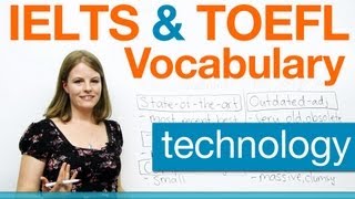 IELTS amp TOEFL Vocabulary  Technology [upl. by Shamrao949]