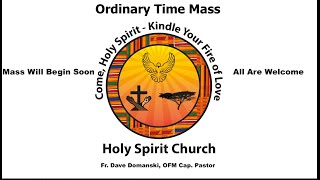 THE THIRTIETH SUNDAY IN ORDINARY TIME MASS AT HOLY SPIRIT CATHOLIC CHURCH OCTOBER 27 2024 [upl. by Qirat]