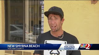 Like a crunch Surfer bitten in the face by shark at New Smyrna Beach speaks out [upl. by Imhskal788]