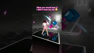 I DIDNT MUTE MY MIC 😳QUEENCARD  GIDLE BEAT SABER VR TikTok Kpop Songs Mixed Reality Quest 3 [upl. by Luella415]