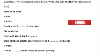 Thorndykes Builders  IELTS LISTENING TEST [upl. by Enneillij838]