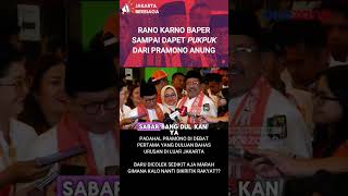 gubenurjakarta ridwankamil ranokarno cagub cawagub [upl. by Evangelin]