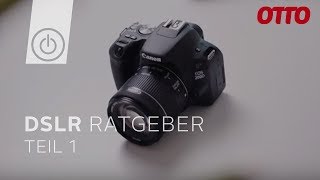 Welche Spiegelreflexkamera kaufen Der große DSLR Ratgeber  Teil 1 [upl. by Casilde628]