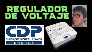 UNBOXING 13  REGULADOR AUTOMÁTICO DE VOLTAJE RAVR 1808I CDP  CHICAGO DIGITAL POWER [upl. by Aila835]