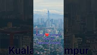 Kuala Lumpur Skyline with Famous Towers Malaysia [upl. by Llehcam]