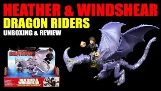 Dragons  Heather amp Windshear  Heidrun amp Windfang  Dragon Riders  Unboxing amp Review [upl. by Polinski]