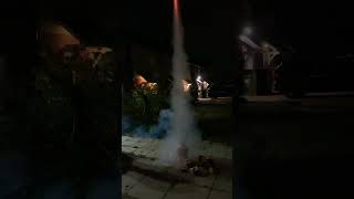 Space x rocket launch 😆 shorts rocket fireworks london ukdiwali celebration [upl. by Ikkim]