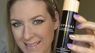 Revue  Fond de teint Sephora Perfection Mist [upl. by Kettie777]