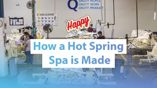 How a Hot Spring Spa is Made  Factory Tour [upl. by Notgnirrac]