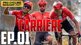 CARRIÈRE ARKEA SAMSIC 01  DÉBUT DE SAISON   PRO CYCLING MANAGER 2021 [upl. by Eelrac]