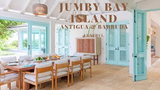 JUMBY BAY ISLAND RESORT EXCLUSIVE PRIVATE ISLAND IN ANTIGUA amp BARBUDA [upl. by Nirihs]