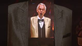 Andrea Bocelli  Nessun Dorma  Barcelona April 30th 2024 Palau Sant Jordi [upl. by Ecirted164]