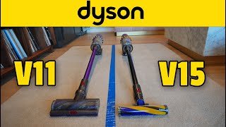 Dyson V11 vs Dyson V15 Detect [upl. by Bonn]