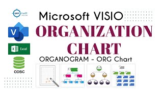 Organization Charts Manual amp Dynamic Creation with Microsoft Visio and Excel [upl. by Yatnod366]