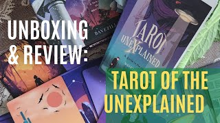 Unboxing of Tarot of the Unexplained [upl. by Losse]