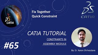 Constraints in CATIA Assembly Part3 [upl. by Anelahs33]