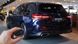 2022 Mercedes C Class Estate 204hp  Sound amp Visual Review [upl. by Kcirded]