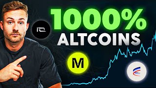 TOP 3 Altcoins To Buy Now BEFORE Crypto Pumps 100x Growth [upl. by Bouzoun670]