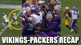 VIKINGSPACKERS RECAP WINNERS amp LOSERS [upl. by Agnizn]