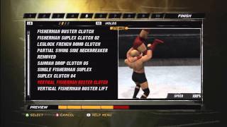 WWE 12 CreateAFinisher  The Frostbite [upl. by Irving361]