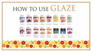 How to use Glaze for cake decoration [upl. by Oribella]