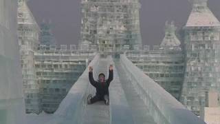 The worlds coldest slide in Harbin China [upl. by Akoyn]