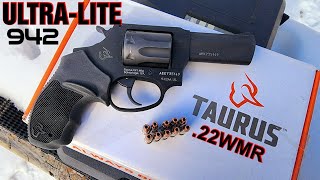 Taurus 942 Ultra Lite 22WMR Review amp Shoot 8Shot 22 Magnum [upl. by Oiluig]