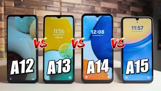 Samsung Galaxy A15 vs A14 vs A13 vs A12  This Was Unexpected [upl. by Refitsirhc622]