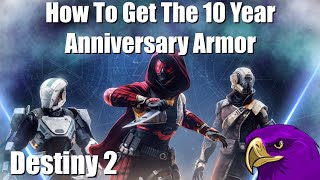 How To Get The 10 Year Anniversary Armor  Destiny 2  All Cayde Stash Locations [upl. by Nimref]