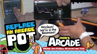 How to replace a potentiometer in an arcade game  Replace the pot on a Super Breakout [upl. by Nyladnewg]