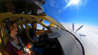 Flying the TBM940  Single Pilot IFR Airways Flight in a Garmin G3000 Turboprop  ILS and ATC Audio [upl. by Notsa425]