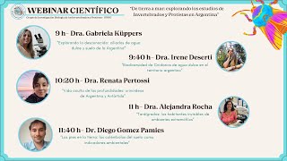 Webinar  De tierra a mar Explorando los estudios de invertebrados y protistas en Argentina [upl. by Sebbie]