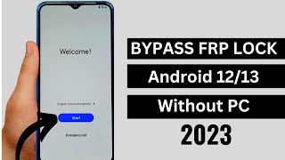 Bypass Google Account Verification After Factory Reset Without Pc 2023Frp Bypass Android 1213 [upl. by Wardlaw]