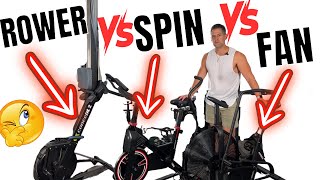 Air Bike vs Spin Bike vs Rower Whats Better Pros  Cons For Home Gym [upl. by Walker78]