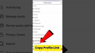 Facebook account link 🔗 Copy Kaise kare  how to copy facebook account link [upl. by Adniralc676]