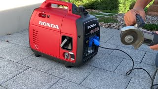 Generator  Stromerzeuger  Notstromaggregat Der Honda EU 22i im Test [upl. by Nezam]