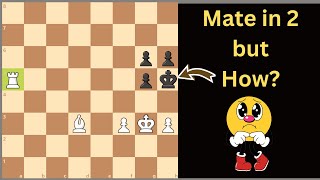 Tricky Mate in 2 Moves Puzzle [upl. by Sirromal]