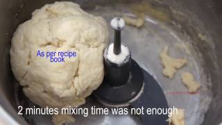 KitchenAid cook processor ARTISAN  HOMEMADE PIZZA DOUGH recipe like THERMOMIX TM5 [upl. by Bennir]