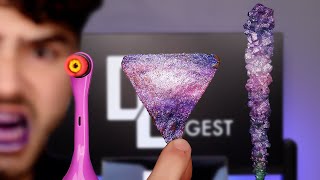 Does Purple ASMR Snacks Cause Cavities  shorts mukbang [upl. by Snell]