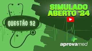 Simulado Aberto 2024  Questão 92 [upl. by Astiram726]