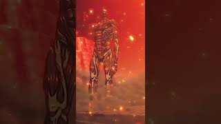 EREN VS ARMIN  COLOSSAL TITAN FIGHT  Attack on Titan Final Season 4K shortsvideo attackontitan [upl. by Eirdua]