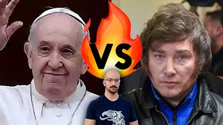 MILEI contra el PAPA FRANCISCO  ¿Qué dice la Biblia [upl. by Cerracchio]