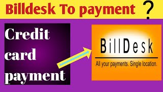 Billdesk se credit card ka bill kese bhare [upl. by Lotte]