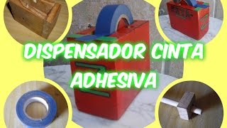 Cómo Hacer Un Dispensador Cinta Adhesiva [upl. by Siram]