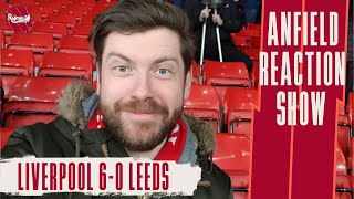 MATIP SCORED HIS ADVENTURE GOAL  LIVERPOOL 60 LEEDS UNITED  ANFIELD REACTION [upl. by Yttik]