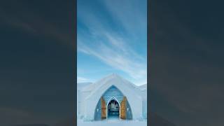 Hotel de Glace Canada’s Enchanting Ice Hotel for Christmas Magic christmasinquebec quebeccity [upl. by Angid]