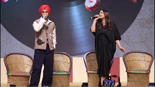 Diljit Dosanjh and Parineeti Chopra Live Singing at Amar Singh Chamkila Trailer Launch [upl. by Yenot]