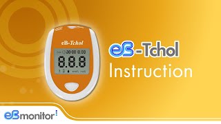 V2023 eBTchol Blood Cholesterol Meter  Instruction Video  CVD Care  eBmonitor® by Visgeneer [upl. by Akirehs612]