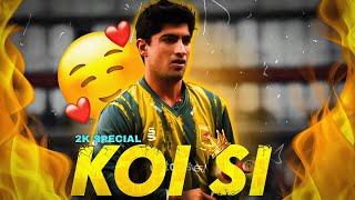 Naseem Shah X Koi Si 🥶 2k Subs Special Edit 😍 [upl. by Eiuqcaj494]