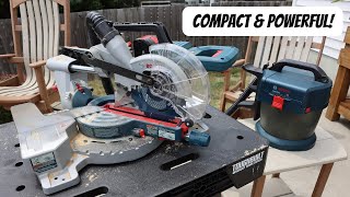 Best Compact Cordless Miter Saw for 289  Bosch 18v Profactor 714 Miter Saw GCM18V07SN [upl. by Darelle]